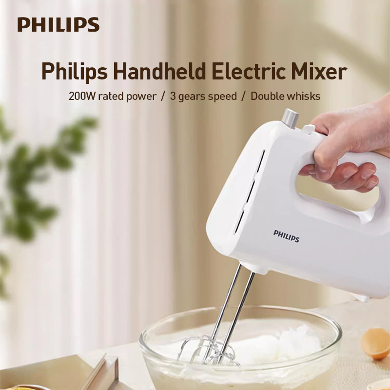 Kitchen Appliances Australia - 필립스 휴대용 전기 계란 비터 3단