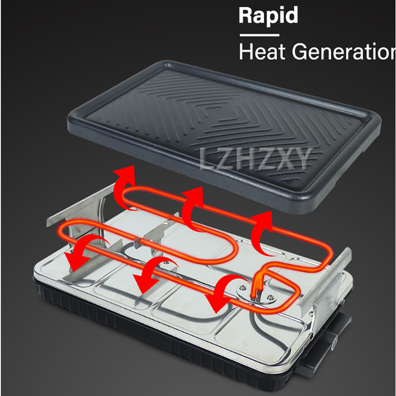 Raclette Grill Table - 테이블 그릴 전기 한국식 바베큐 그릴