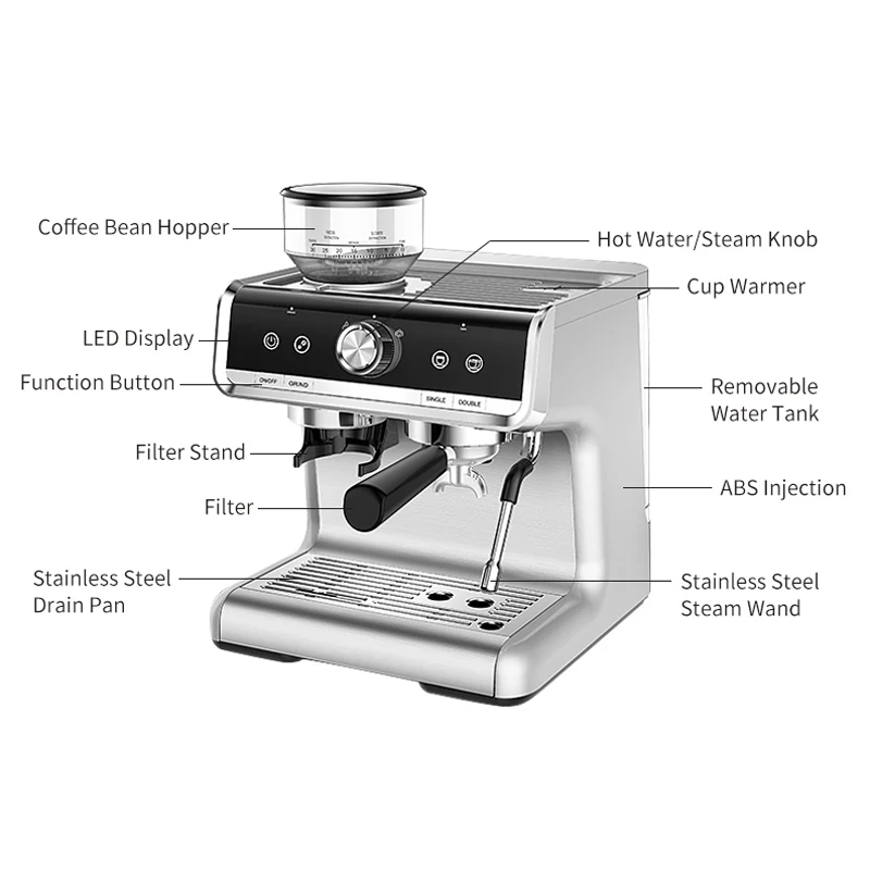 바리스타 홈 오리지널 오라클 커피 메이커 BES980  - Breville Espresso Barista Express 리뷰 및 가격