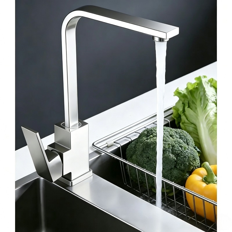 304 스테인리스 스틸 주방 수도꼭지 브러쉬드 사각 싱 - Kitchen Appliances Australia 리뷰 및 가격