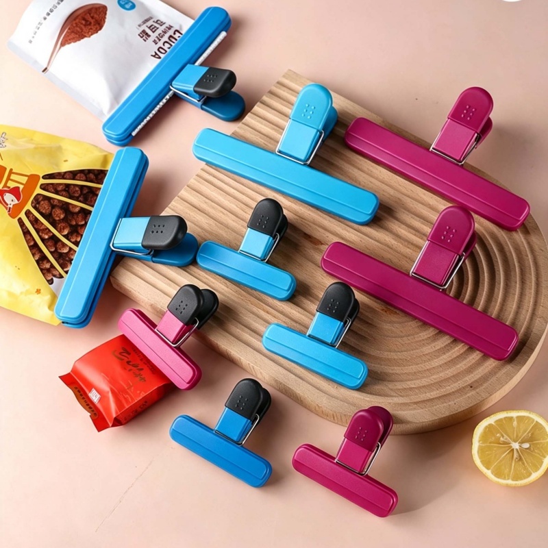 4Pcs 휴대용 비닐 봉투 씰링 클립, 식품 스낵 가방 - Kitchen Appliances Garage 리뷰 및 가격